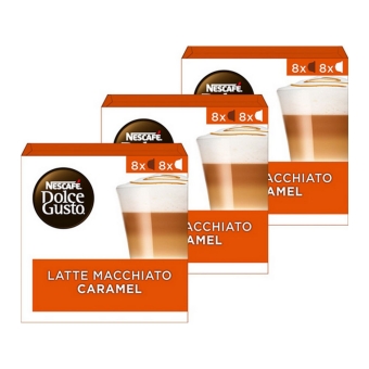 Dolce Gusto - Latte Macchiato Caramel - 3x 16 Kapseln