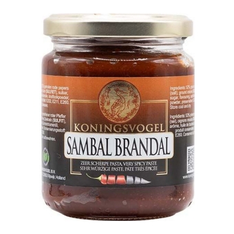 Koningsvogel - Chilipaste/Sambal Brandal - 280g 