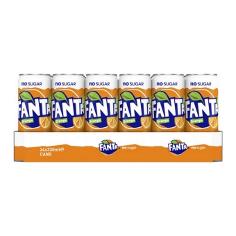 Fanta - Zero Orange - 24x 330ml