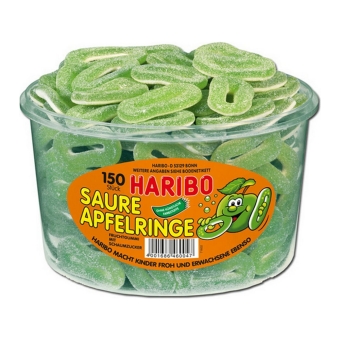 Haribo - Saure Apfelringe - 150er 