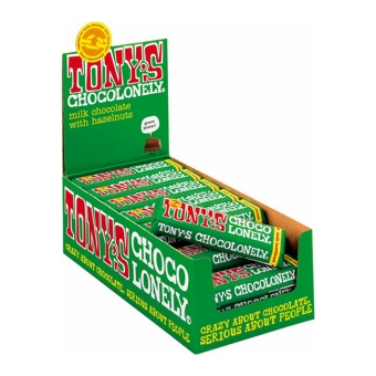 Tony's Chocolonely - Vollmilchschokolade Haselnuss - 35x 47g
