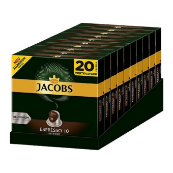 Jacobs - Espresso Intenso - 10x 20 Kapseln