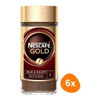 Nescafé - Gold Löslicher Kaffee - 6x 200g
