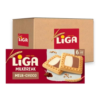 Liga - Milkbreak Duo Milch Schoko - 12x 245g