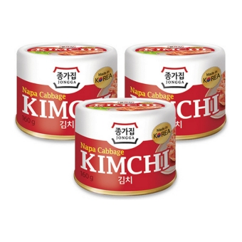 Jongga - Kimchi (Napa Cabbage) - 3x 160g