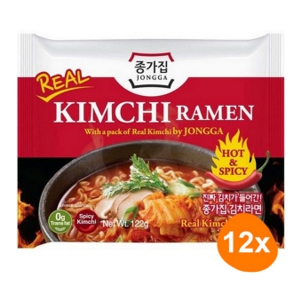 Jongga - Kimchi Ramen - 12 Stück