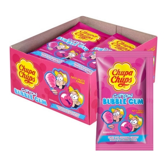 Chupa Chups - Cotton Bubble Gum Tutti Frutti - 12er