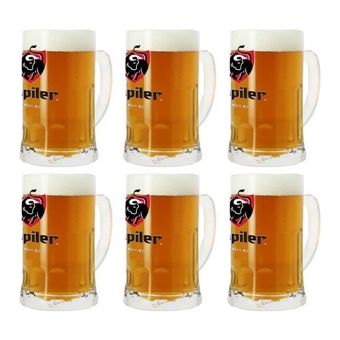 Jupiler - Bierkrug 500ml - 6 stück