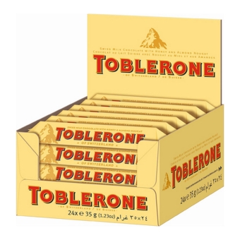 Toblerone - Schokoladeriegel Milch- 24x 35g