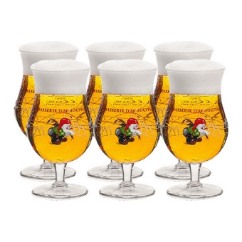  La Chouffe - Bierglas 250ml - 6 Stück