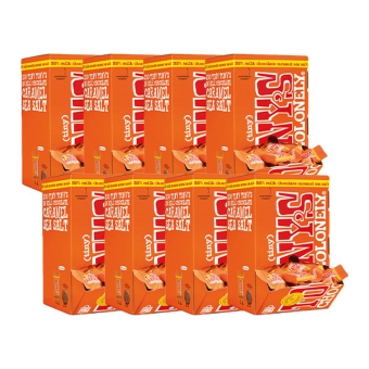 Tony's Chocolonely - Tiny Tony's Vollmilchschokolade Karamell Meersalz - 8x 900g