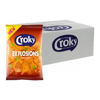 Croky - Explosions Thai Curry - 20 Mini Beutel
