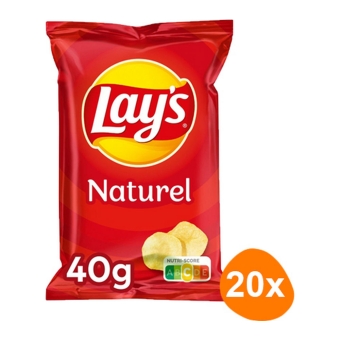 Lay's - Naturel - 20 Mini Beutel