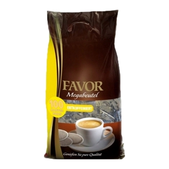 Favor - Entkoffeiniert Megabeutel - 8x 100 pads