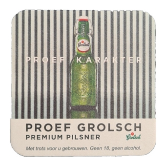 Grolsch - Bierdeckel - 400 Stück (4x 100 Stück)