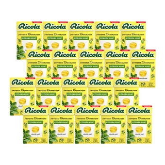 Ricola -  Zitronenmelisse Ohne Zucker - 20x 50g