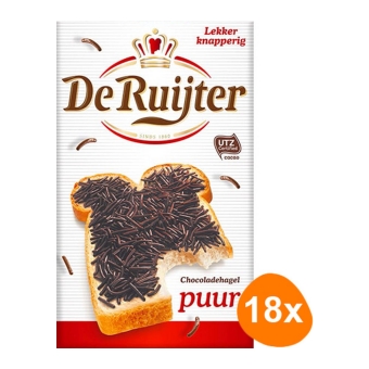De Ruijter - Zartbitter Schokoladenstreusel - 18x 390g