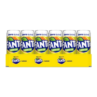 Fanta - Zero Lemon - 24x 330ml