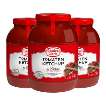 Gouda's Glorie - Tomaten-Ketchup - 3x 3 ltr