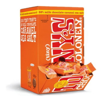 Tony's Chocolonely - Tiny Tony's Vollmilchschokolade Karamell Meersalz - 900g