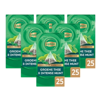 Lipton - Exclusive Selection Grüner Tee & Intensive Minze - 6x 25 Teebeutel
