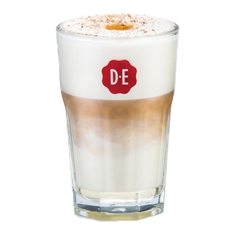 Douwe Egberts - Glas "Latte Macchiato" 295ml - 12 Stück