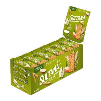 Sultana - Fruchtkekse Apfel - 24x 3er