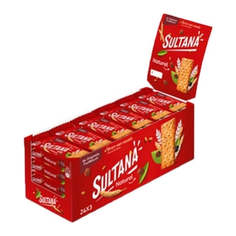 Sultana - Fruchtkekse Naturel - 24x 3er