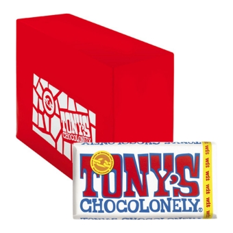 Tony's Chocolonely - Weiße Schokolade - 15x 180g