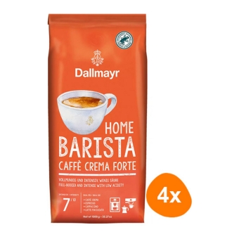 Dallmayr - Home Barista Caffè Crema Forte Bohnen - 4x 1kg