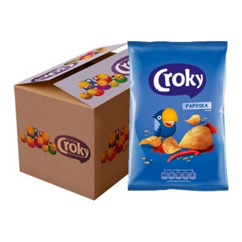 Croky - Paprika Chips - 12x 100g