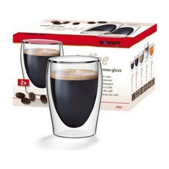 Scanpart - Kaffee-Thermogläser - 2x17,5cl