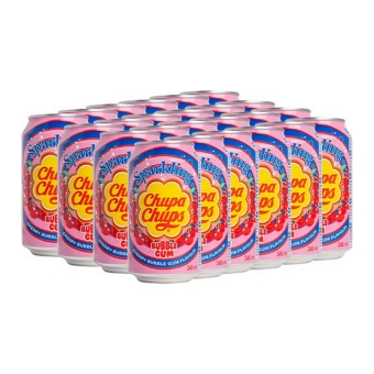 Chupa Chups - Sparkling Cherry Bubblegum Soda - 24x 345ml