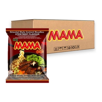 Mama - Instant Nudeln Schmorfleisch - 30 Stück