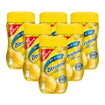 Gut & Günstig - Zitronen Teegetränk - 6x 400g