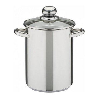 GSW - Spargeltopf / Spaghettitopf Edelstahl Ø 16 cm - 4,2 L
