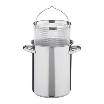 GSW - Spargeltopf / Spaghettitopf Edelstahl Ø 16 cm - 4,2 L