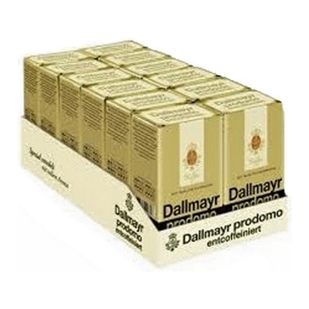 Dallmayr - Prodomo entcoffeiniert Gemahlener Kaffee - 12x 500g