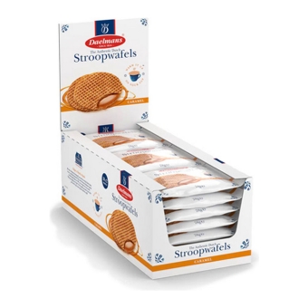 Daelmans - Jumbo-Karamell Stroopwafels - 18x 2 (Zweierpacks)