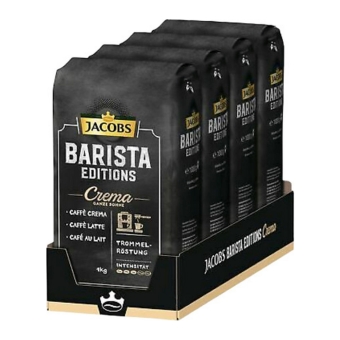 Jacobs - Barista Editions Crema Bohnen - 4x 1kg