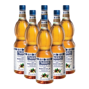 Fabbri - Mixybar Haselnuss Sirup - 6x 1ltr