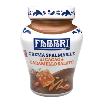 Fabbri - Kakao und Salziges Karamell Aufstrich - 200g
