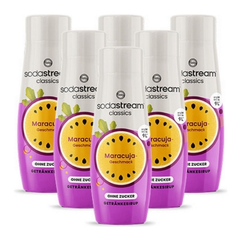 SodaStream - Maracuja ohne Zucker Sirup - 6x 440ml