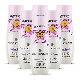 Sodastream - Rockstar Tropical Guava Zero Sirup - 6x 440ml