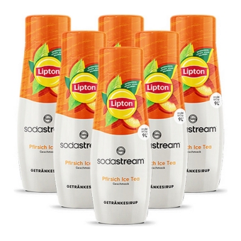 SodaStream - Lipton Ice Tea Pfirsich Sirup - 6x 440ml