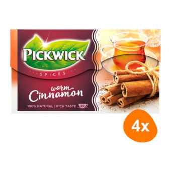 Pickwick - Spices Warm Cinnamon Schwarzer Tee - 4x 20 Teebeutel