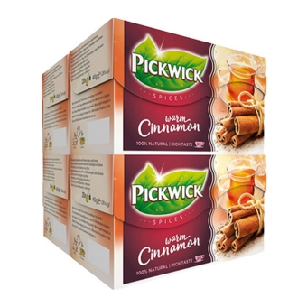 Pickwick - Spices Warm Cinnamon Schwarzer Tee - 4x 20 Teebeutel