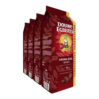 Douwe Egberts - Aroma Rood Bohnen - 4x 1kg