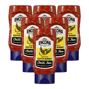 Encona - Jamaican Scotch Bonnet Chilli Jam - 6x 285ml