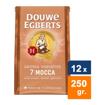 Douwe Egberts - Mocca (7) Gemahlener kaffee - 12x 250g